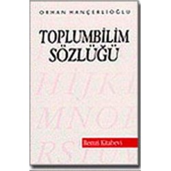 Toplumbilim Sözlüğü