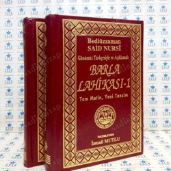 Günümüz Türkçesiyle ve Açıklamalı Barla lahikası 2 cilt takım (tam metin-yeni tanzim)